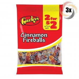 Gurley's Cinnamon Flavor Fireballs Hard Candy | 2.5oz