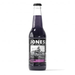 Jones Grape Cane Sugar Soda, 12ct Glass Bottles