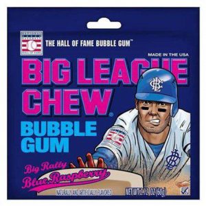 Big League Chew blue raspberry