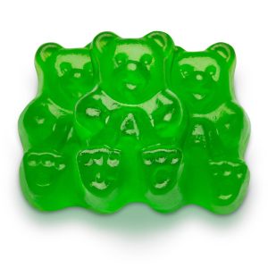 Albanese Gummi Bear Green Apple, 5.5 oz Jar