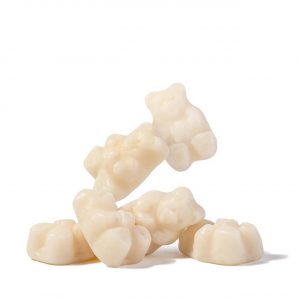 Albanese White Strawberry Banana Gummi Bears 5.5oz jar