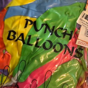 Punch Balloons - Assorted Colors
