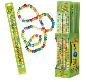 World's Biggest Sour Candy Necklace