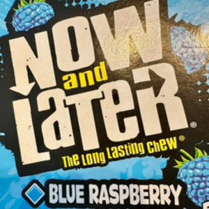Now and Later Blue Raspberry