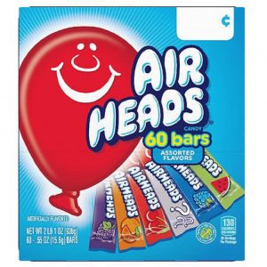 Airheads Candy Bars Chewy Full Size Fruit Taffy